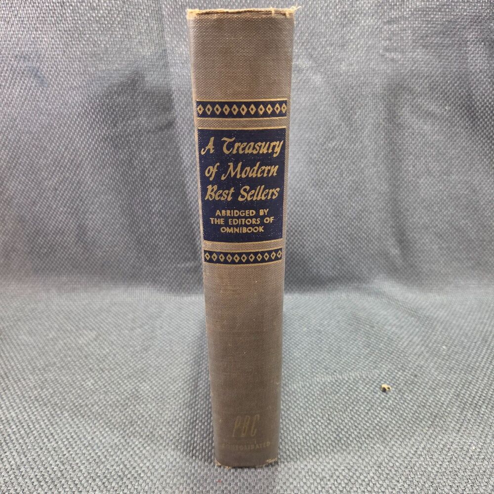 1944 A Treasury of Modern Best Sellers Omnibook Peoples Book Club Hardcover